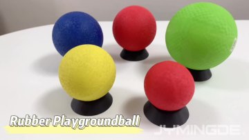 High quality 5 6 7 8.5 inch rubber inflatable colorful playground ball dodge ball1