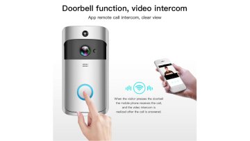 Wholesale Wireless Wifi Ring Video Doorbell With Motion Detection Security Doorbell Sound System For Villa1
