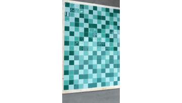 swimming pool mix green mosaic