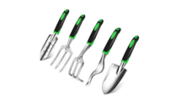 Cast Aluminum garden hand tools Including Trowel Transplanter Weeder Hand Fork Cultivator garden tool set1
