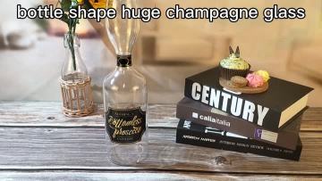 champagne glass bottle