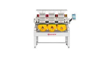 MBC1503 High Quality Three Head Computerized Embroidery Machine with Multi-Function Hat/T-Shirt//Plane Embroidery1