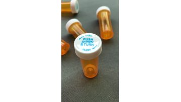 Push and Turn Caps Child Resistant Cap Vial~1