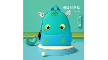 Low moq custom neoprene water proof cartoon animal backpack toddler bag baby kindergarten kids school bags1