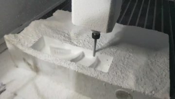 styrofoam cnc router 3D carving.mp4
