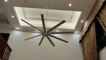 commercial ceiling with light