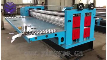 Barrel corrugated sheet machine