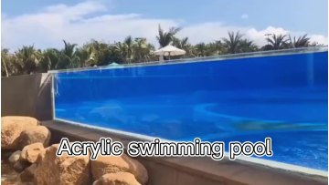 40mm 80mm 100mm outdoor clear plastic swimming pool glass wall1