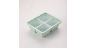 4 holes Food grade Silicone Container for Homemade Baby Food Vegetable Fruit Purees and  Milk1