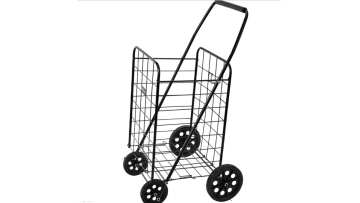 50KGS Factory Customized Portable Folding steel wire shopping cart for supermarket trolley wagon1