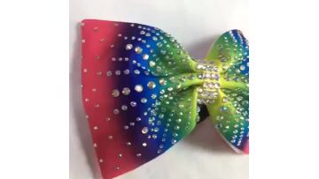 dye sub cheer bows