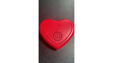 Heartshape sound box for leaving message or baby toy or Recording voice to help baby sleep