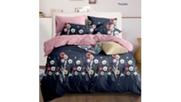 Home textile 3 pcs bedding set including pillowcase quilt cover bedsheet fitted sheet optional1