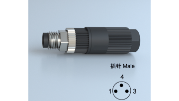 M8 Round plug connector