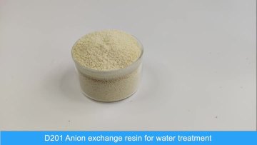 D201 Anion exchange resin for water treatment