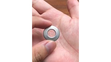 Stainless Steel Knurling Disc Spring Safe Washers