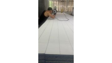 cutting process for microfiber mop refills