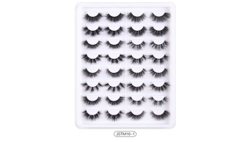 16 pairs eyelashes