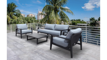 GE rattan weaving outdoor sofa set