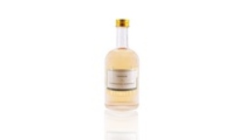 Premium 340ml Custom Square Empty Fancy Vertical Grain Glass Liquor Bottle Wine Bottles With Stopper1