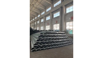 polygonal steel pole production process