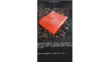 Polyurethane rubber vibrating screen mesh sieve plates dewatering screen1