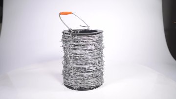 High Tensile Strength 2.5mm Galvanized Barbed Wire For security fence1