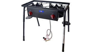 CSA certified outdoor double burner Stove