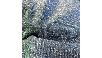 Metallic lurex knit fabric