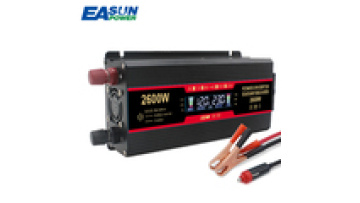 EASUN POWER Car Inverter DC 12V To AC 220V 1500W 2000W 2600W Modified Sine Wave Charging Voltage Converter With Dual USB 3.1A1