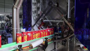 potato chips packaging line