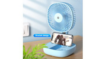 2023 New Arrived Portable Handheld Folding Fan Desktop Desk Table Rechargeable Fan With Light1