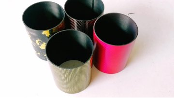 Factory customized thickness professional colourful carbon fiber round tube pipes1