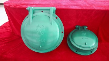 HDPE flap gate valve with rubber wedge valves 50mm-2200mm1