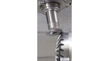 Gear milling by 5 axis machine center