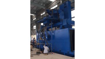 Shot blasting machine video