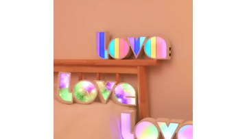 Neon LOVE Alphabet Light Colorful LED Letter Lamp Decoration Night Light for Party Bedroom Wedding Birthday Christmas Decor Gift1