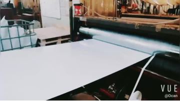 glossy white PVC sheet