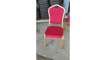 Red Color Fabric Upholstery Stackable Banquet Hall Chair For Banquet Furniture1