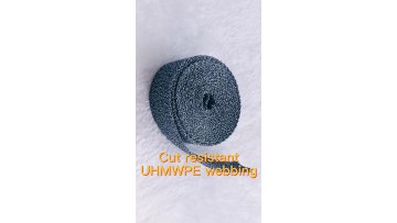 Factory manufacture customized high strength cut-proof uhmwpe fiber webbing1