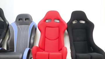 DJL-RS018 Series Adjustable Universal Lie Down High Quality PVC Leather Car Racing Seat1