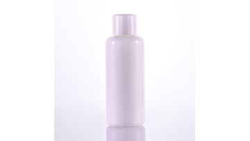 Round shoulder shaped lotion bottle with plastic cap 