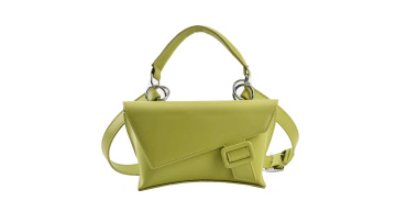 Avocado Green Fashion Ladies Leather Handbag Cross