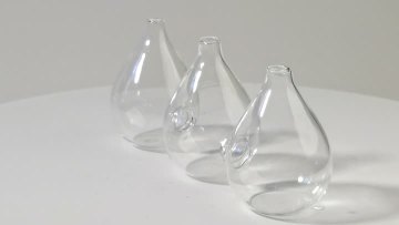 tear drops glass vase