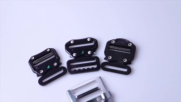 45mm zinc plated steel metal female slide buckle1