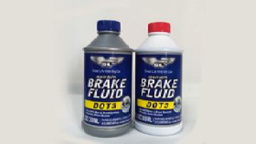 Plastic bottle brake fluid