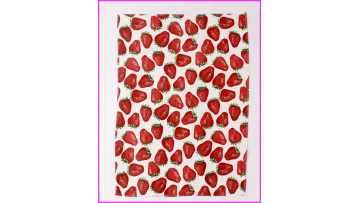 Strawberry pattern tea towel