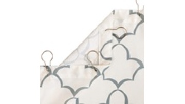 Home Ready Made Custom Design Fabric Personalized Geometric Pattern Printed Bath Shower Curtain1