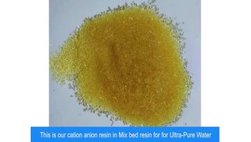 cation anion resin in mix bed resin 
