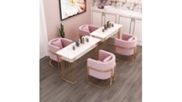 wholesale Free sample New models Modern style wireless charge solid wood furniture Beauty salon Manicure Nail table1